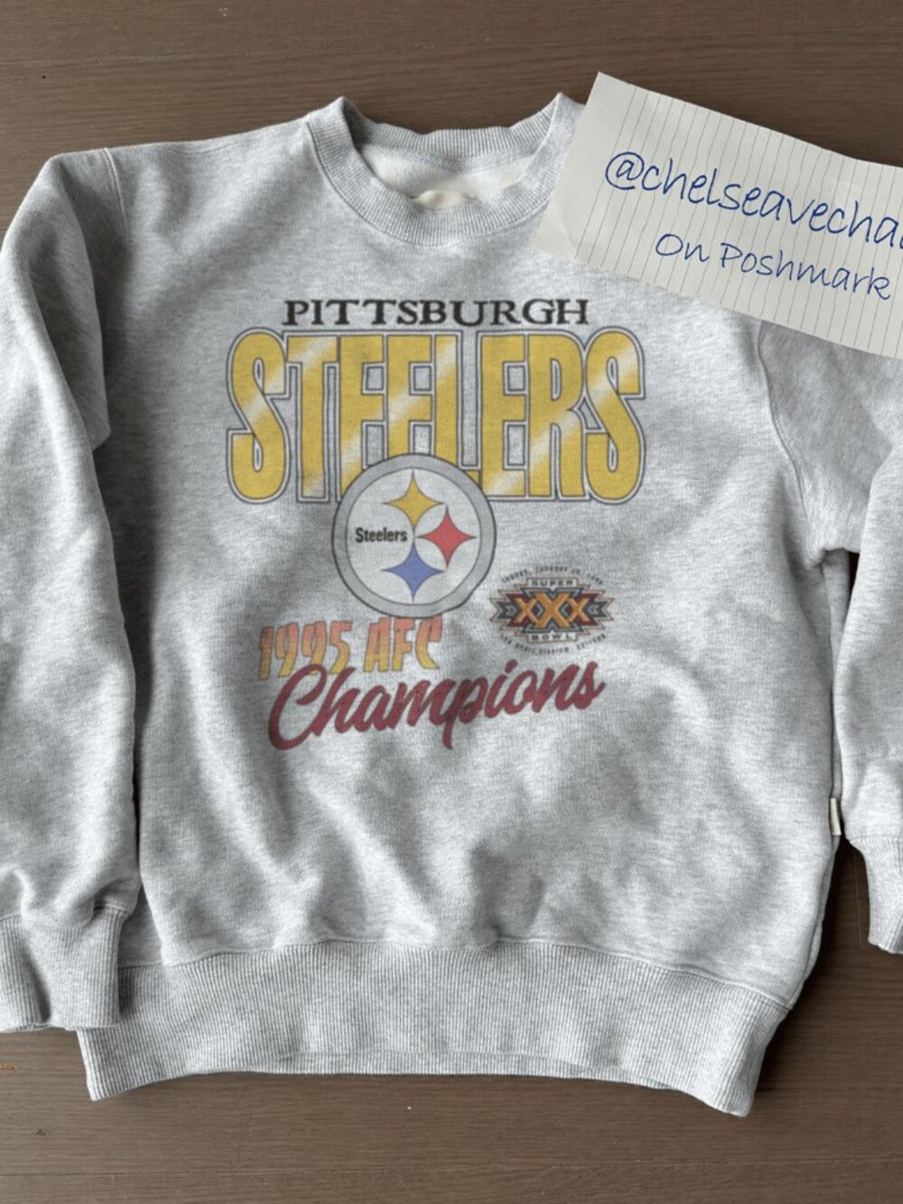 Vintage Pittsburgh Steelers Football Sweatshirt, Retro 1996 Super Bowl XXX Shirt